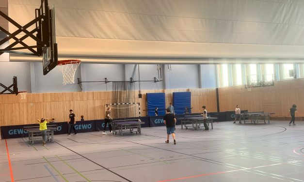 Training in der neuen Halle gestartet